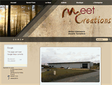 Tablet Screenshot of meetcreations.com